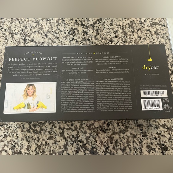 Drybar Paddle Styling Brush in Yellow and Black Packaging - Picture 2 of 4